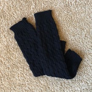 Black leg warmers